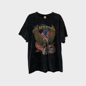 NEW Urban Outfitters Black Golden State Adventure Dad T-Shirt